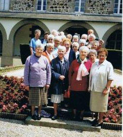 Le groupe REPSA du diocèse de Rennes en visite à la Maison-Mère de Rillé