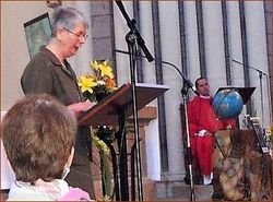 A l'issue de la célébration, le MERCI final par Sr Marie-Ange A l'issue de la célébration, le MERCI final par Sr Marie-Ange