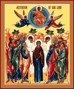 Icône de l'Ascension de Jésus