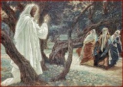 Jésus apparaît aux femmes allant à la rencontre des disciples Jésus apparaît aux femmes allant à la rencontre des disciples