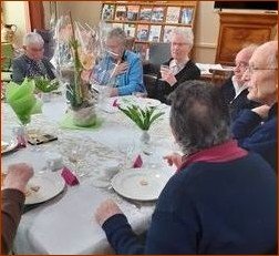 Lors du repas de fête