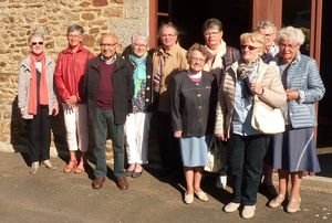 Une partie du groupe Famille Spirituelle, dont Madeleine au centre, en pélé à Laignelet Une partie du groupe Famille Spirituelle, dont Madeleine au centre, en pélé à Laignelet