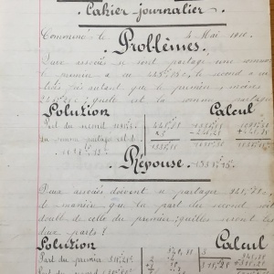 Cahier écolier