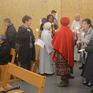 La procession s'organise…