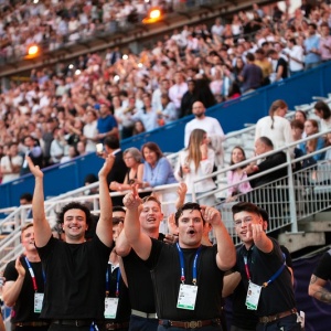 Des jeunes enthousiastes