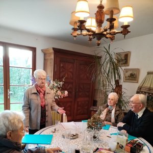 Odette conte la fable du héron