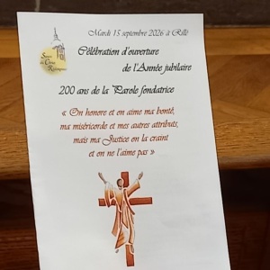 La célébration eucharistique peut commencer…