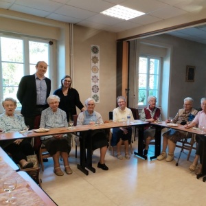 Avec le communauté des sœurs