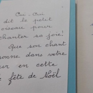 Des mots d'amitié pour Noël…