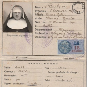 Carte identité Sr. Rubin, 1944