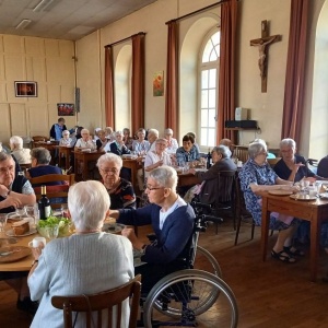 C'est maintenant le repas de fête