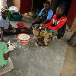 Préparatifs du repas
