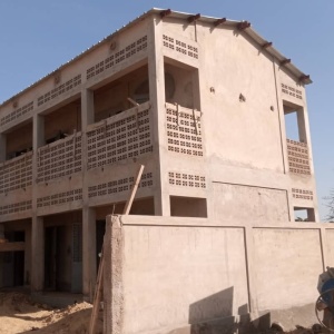 Le foyer en construction
