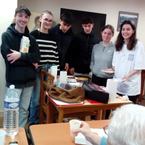 Le goûter servi par les jeunes