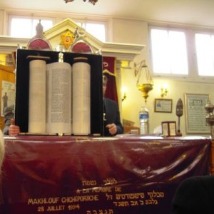 La torah, livre de prière de la religion juive