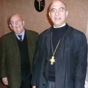 Avec le P. Alfred Labbé, aumônier de Rillé