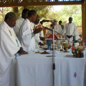 Célébration eucharistique présidée par Mgr Jean-Marie Compaoré