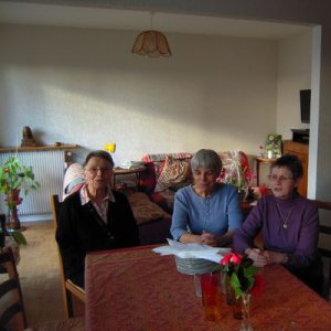 Andrée, Annick, Madeleine, la communauté réunie !
