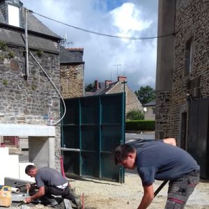 Travail au niveau de la tranchée