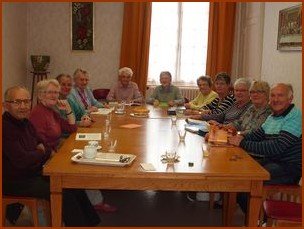Groupe « Famille Spirituelle SCR » lors de la rencontre à Rillé le 18 septembre 2017